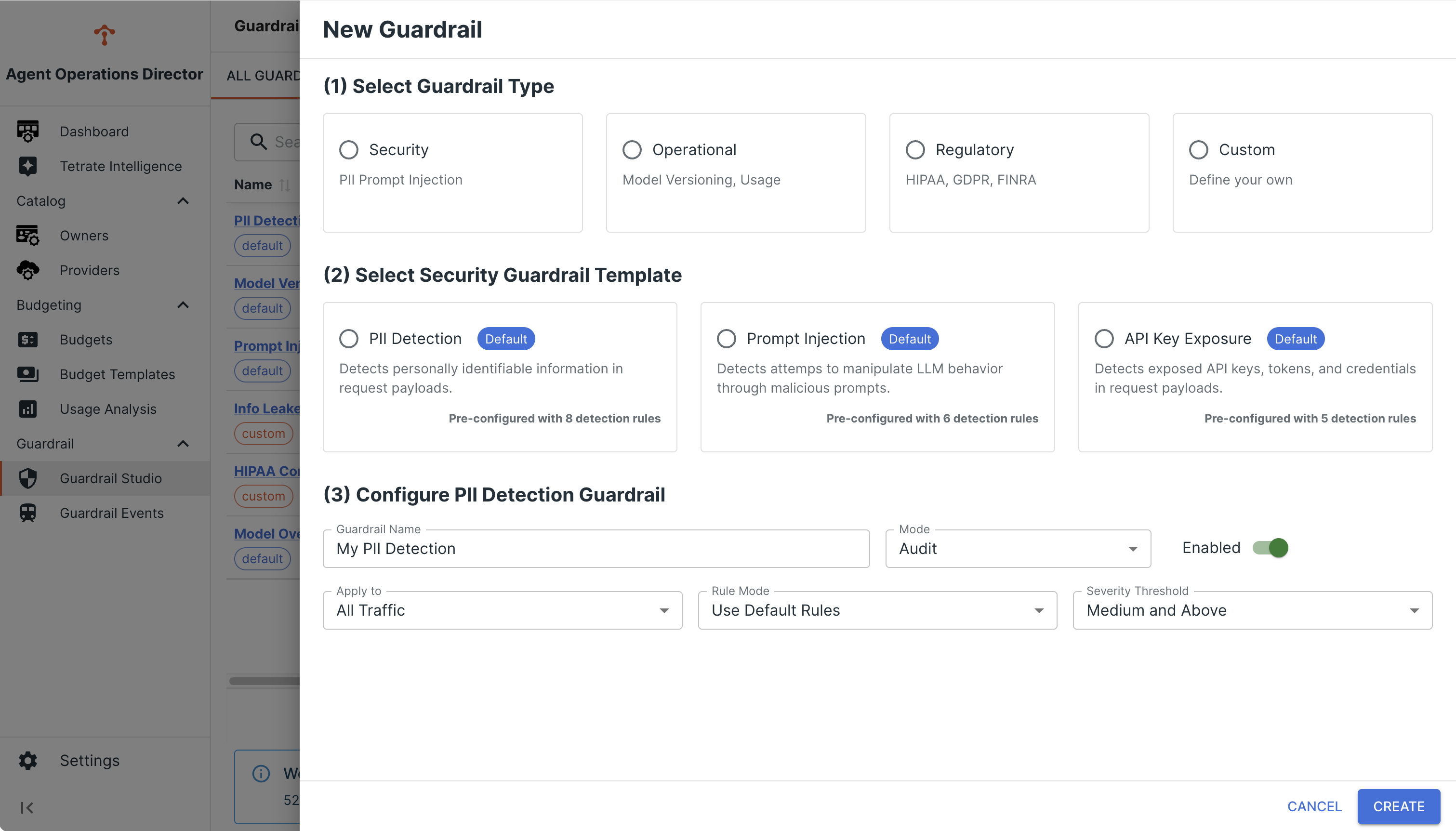 Creating a New Guardrail