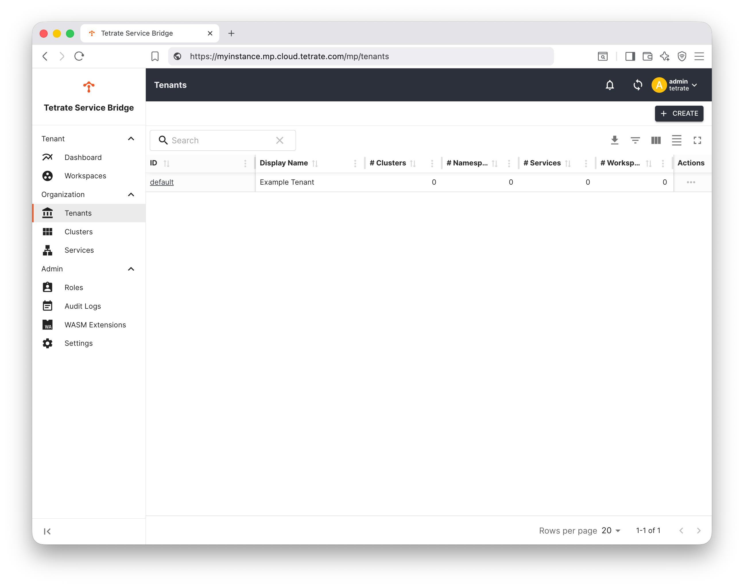 Example Tenant